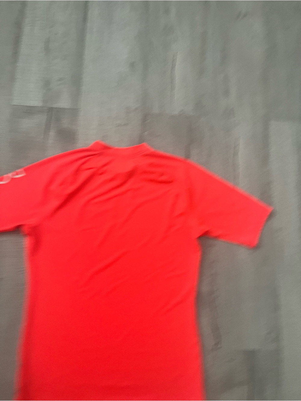 Roxy Bright Coral Short Sleeve Rash Guard Swim Top XL - Picture 4 of 4